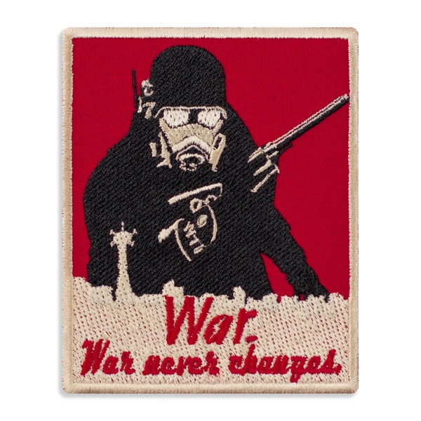 Fallout New Vegas Rangers Patch, New California Republic, Embroidered Iron On, 3.1 x 3.9 inches