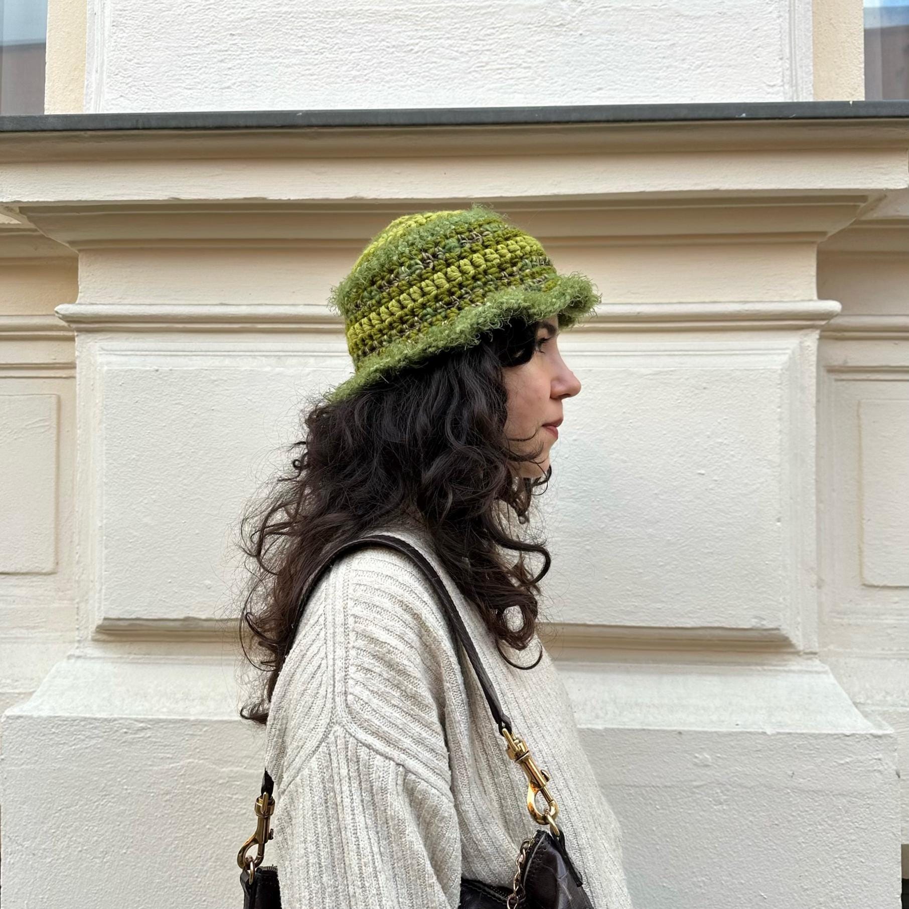 Cotton Knit Bucket Hat - Etsy