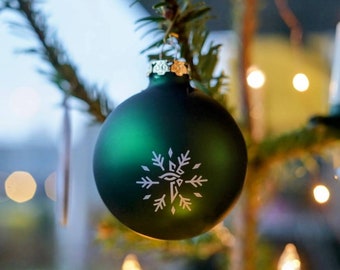 Christmas tree baubles (Christmas tree baubles) Ingress Enlightened made of glass