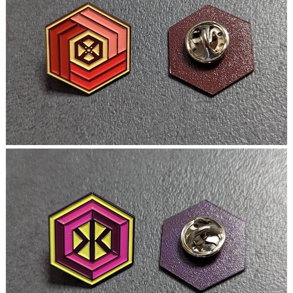 Kureze & Kythera Effect Ingress Badge Pin