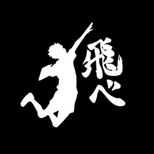 Hinata and “Fly” Circle Sticker - Tshirts - Laptop Skins - Tumblrs