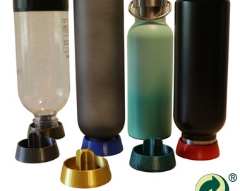 Bottle drying rack, bottle stand for glass bottles, drying aid, household, round, various colors, 3D printed