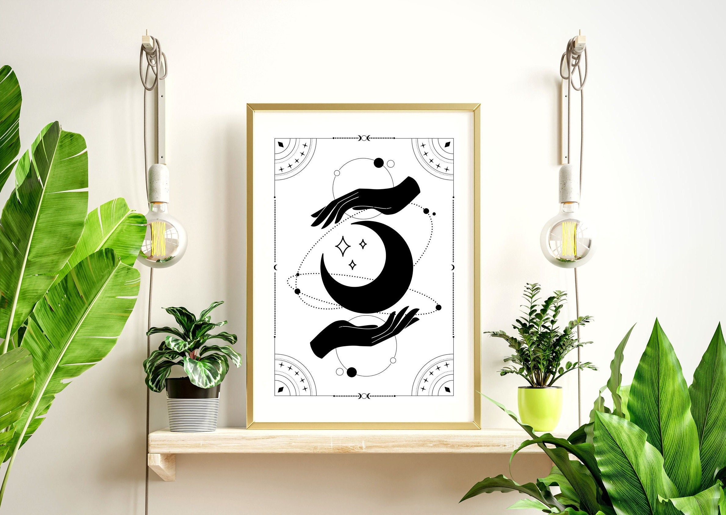 Society6 ケース Moon and stars by Inmyfantasia Vintage moon and sun stars celestial