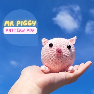 Mr Piggy crochet pattern