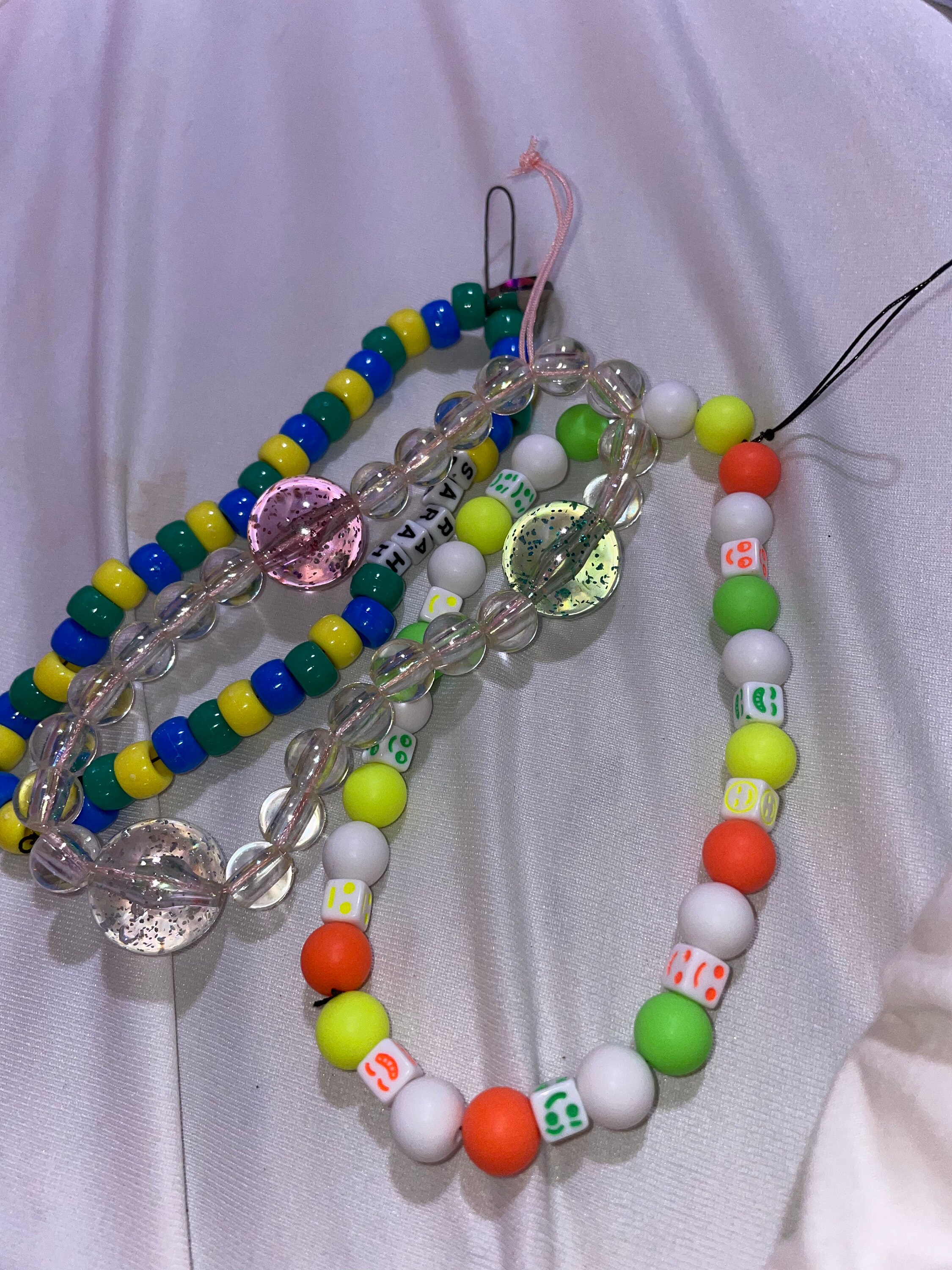 2 for 15.00Free shipping charm lanyard iphone strap bead Etsy