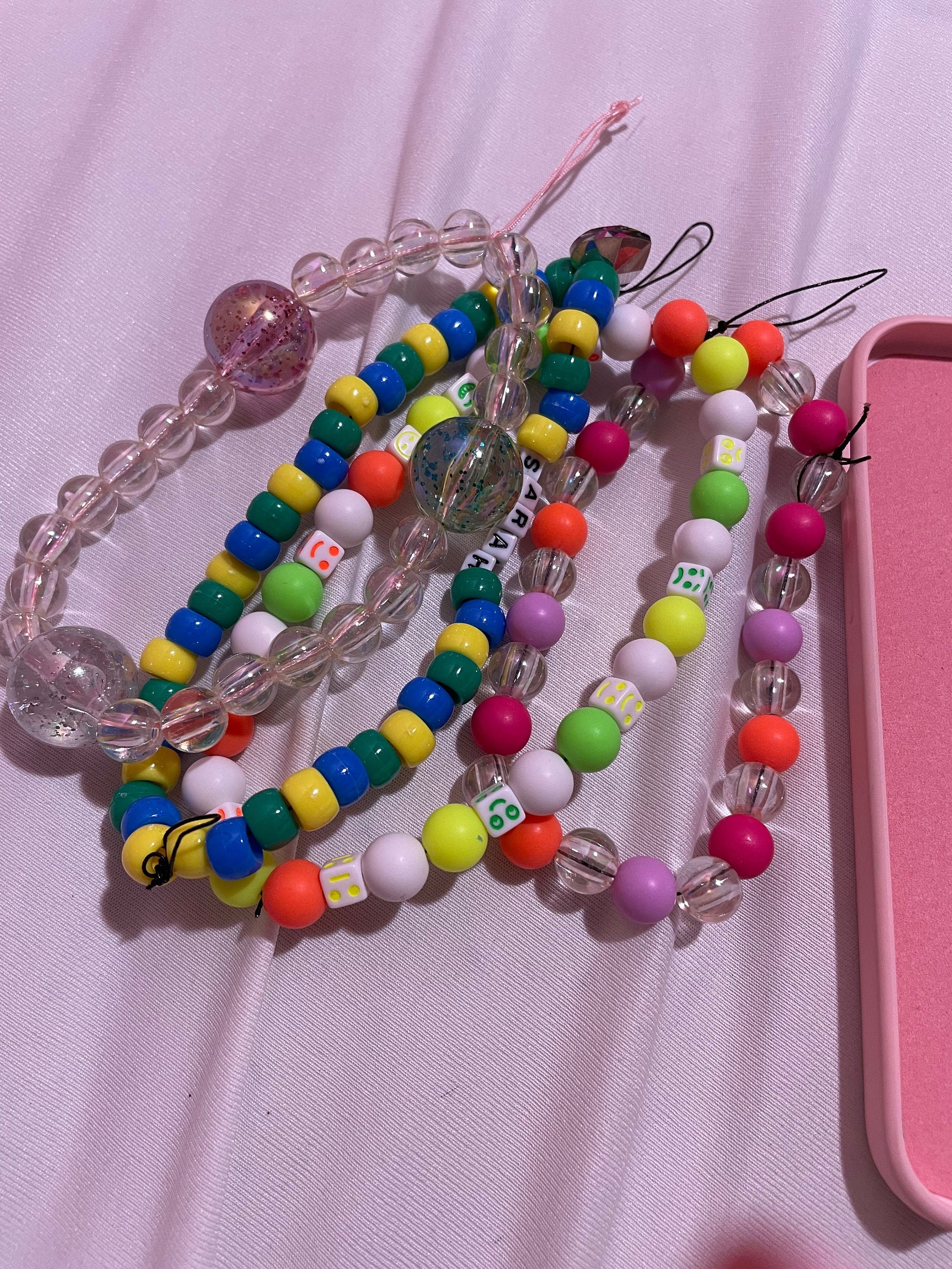 2 for 15.00Free shipping charm lanyard iphone strap bead Etsy