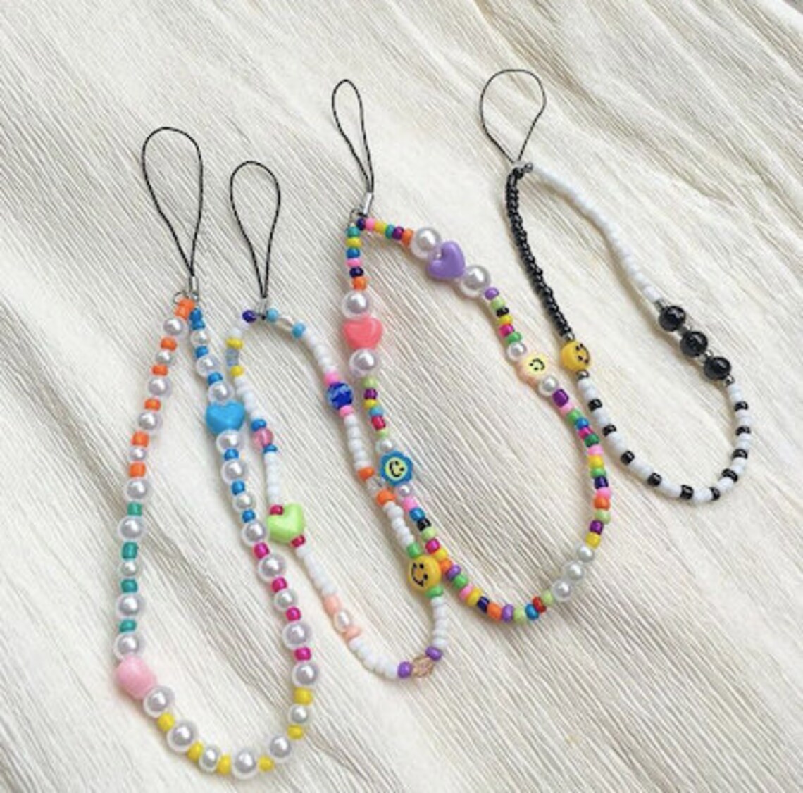 2 for 15.00Free shipping charm lanyard iphone strap bead Etsy