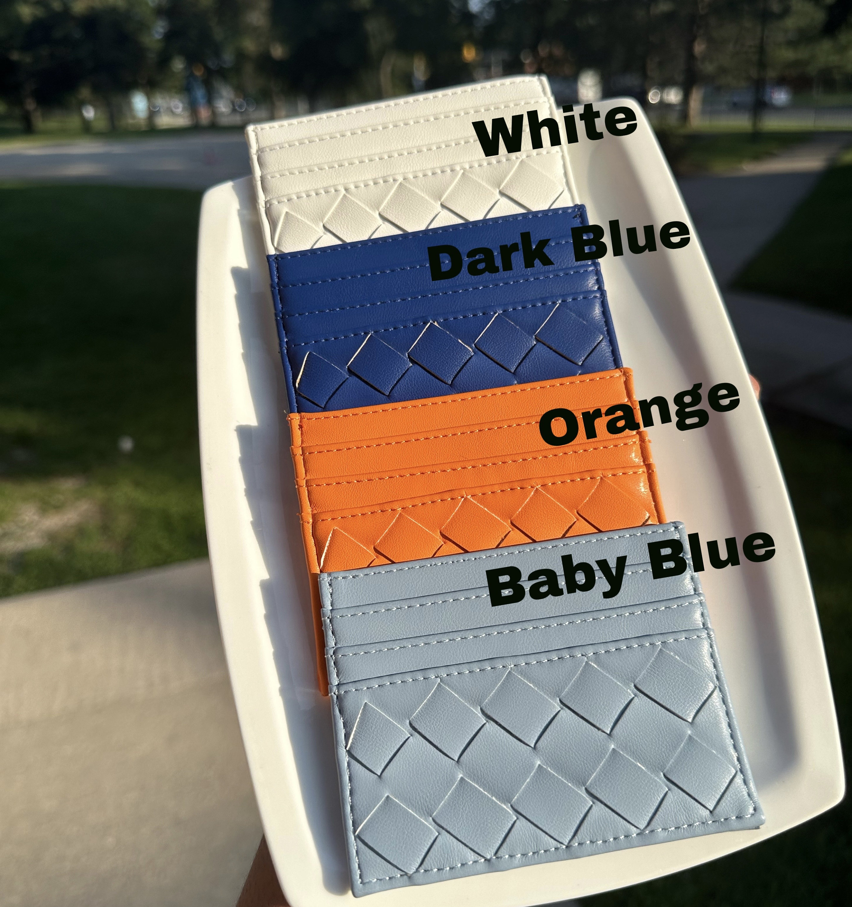 goyard card holder colours