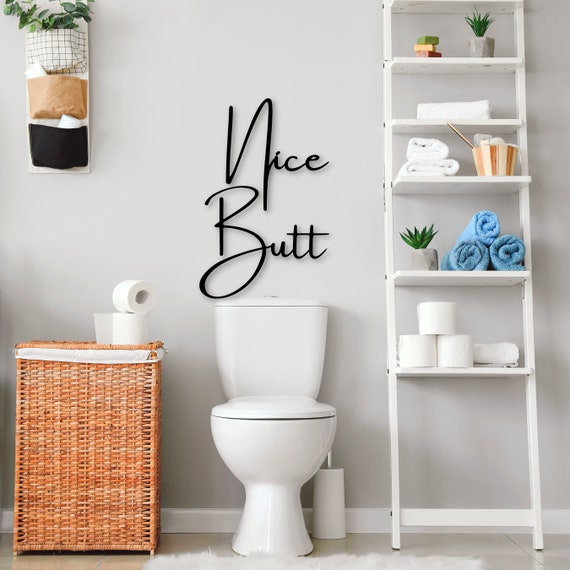 French Toilet Wall Stickers, Bathroom Sticker Decoration