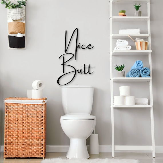 French Toilet Wall Stickers, Bathroom Sticker Decoration