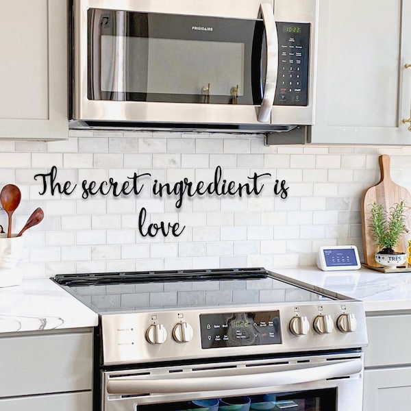 Kitchen Letters Etsy