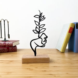 Shelf Decor, Minimal Metal Home & Office Table Decor | Fathers Day Gift