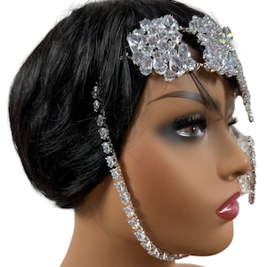 Adult Women's Rhinestone Mask