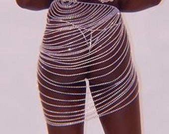 Crystal Lingerie Chain for Women Bling Rhinestone Bra Body Chain
