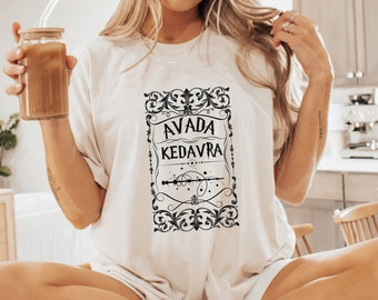 Avada Kedavra, Elder Wand, Death Eater, Voldemort, Unisex Tshirt