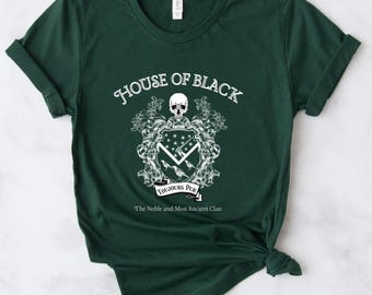 House of Black tshirt, Sirius Black, Family Crest, Padfoot, Harry Potter