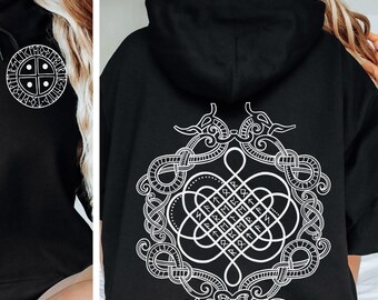 SATOR SQUARE, Urnes Style, Solhjul, Sun Wheel/Cross, Scandanavian, Magical