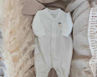 Personalized birth velvet pajamas - Velvet pajamas - Birth pajamas for maternity - Personalized velvet pajamas - Baby