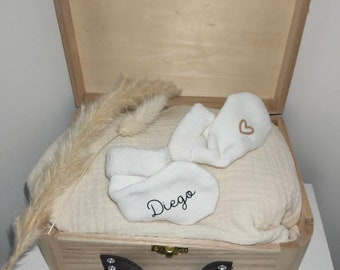 Newborn baby sock - Very soft baby sock - Personalized baby socks - Birth sock - Maternity socks
