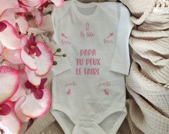 Body sleeve long personalized baby