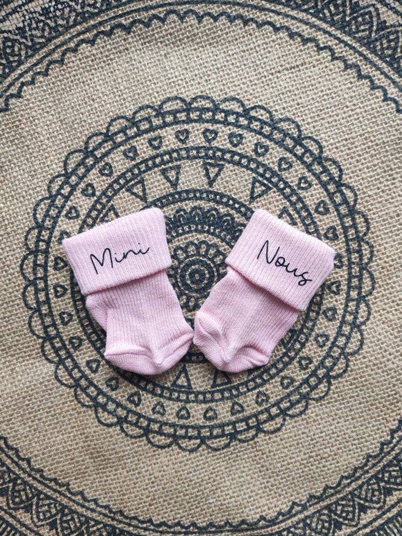 Chaussettes bébé personnalisé image 6