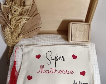 Personalized pencil case - Personalized pouch - Personalized gift