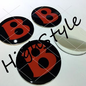 Metal Stickers - car wheel center caps stickers - set of 4 - fit BENTLEY 5 4pcs