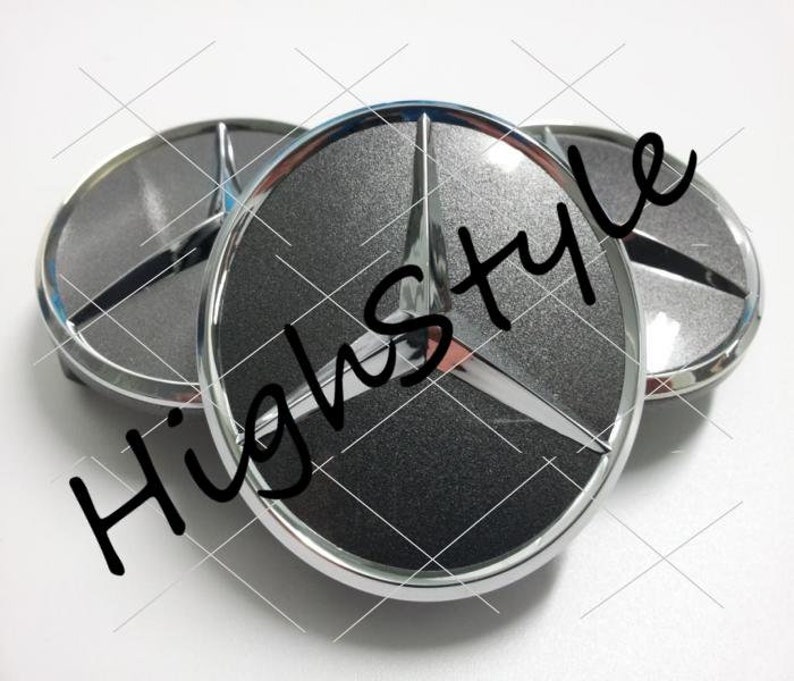 CUSTOM Wheels Center Caps Set MERCEDES 75mm FIT Original 4pcs ADN1 Etsy