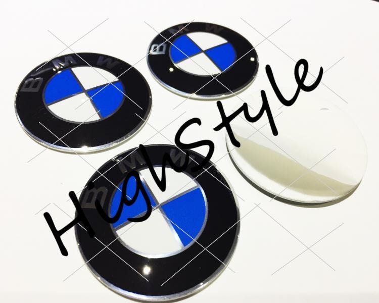 BMW Genuine Wheel Center Cap Emblems Decal Sticker 64.5mm : : Car  & Motorbike