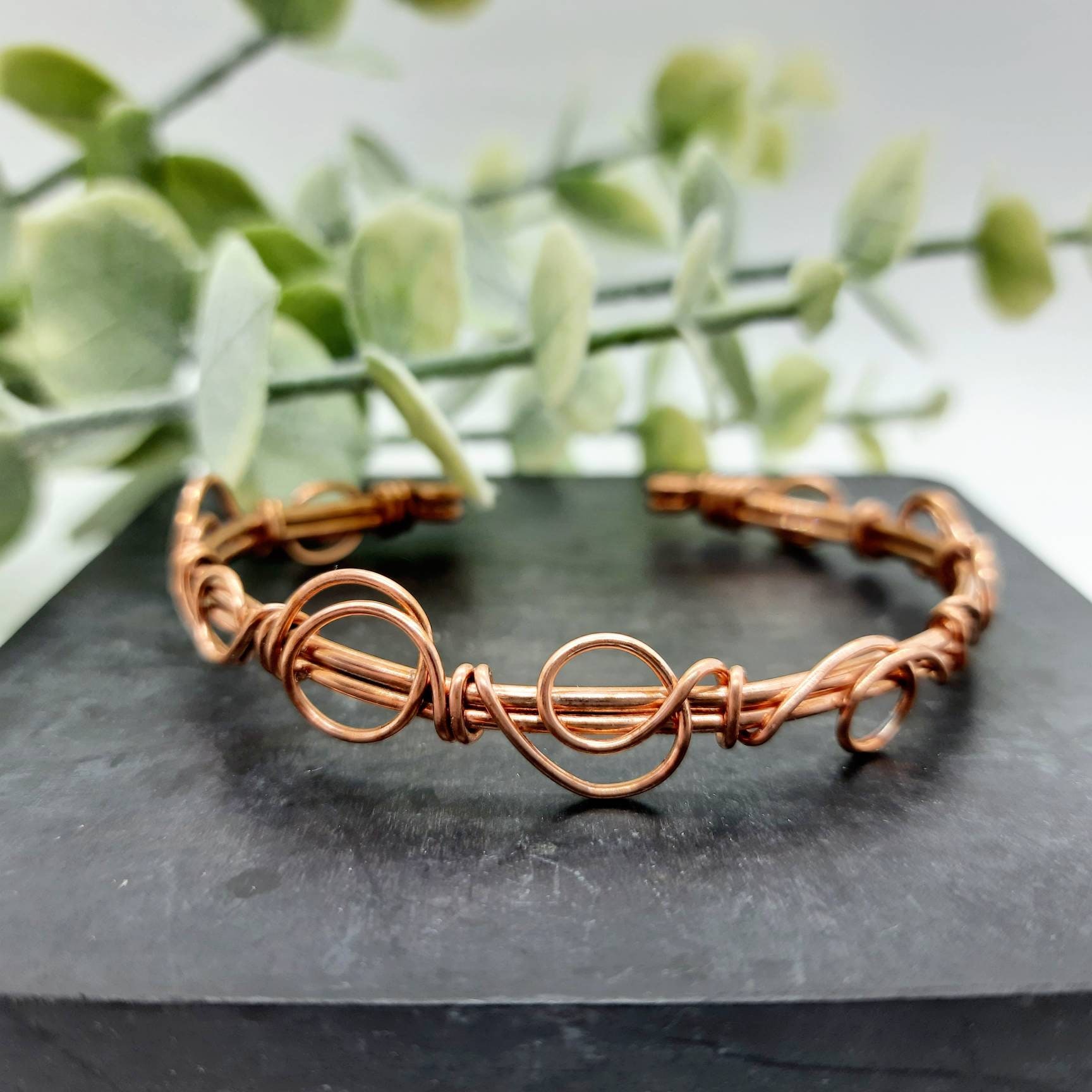 Buy Black Mother of Pearl Bangle Copper Wire Wrapped Cuff Top Quality  Gemstone Adjustable Bangle Handmade Bracelet for Gift Copper Wire Jewelry  Online in India - Etsy