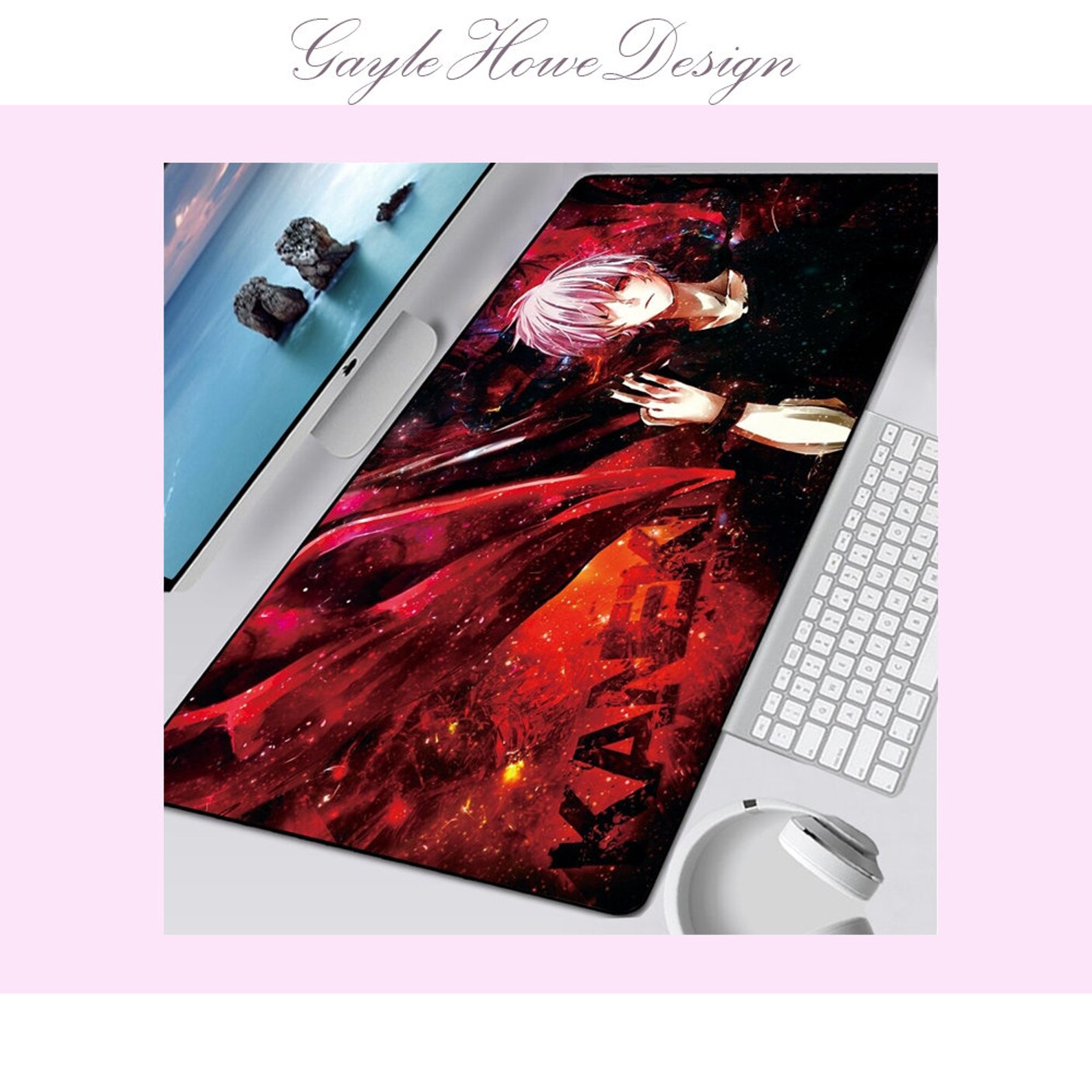 Anime Mouse Pad Custom Washable Etsy