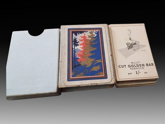 Rare Advertising Cards Wills's Cut Golden Bar Tobacco Playing Cards, Circa.  1930 - Etsy