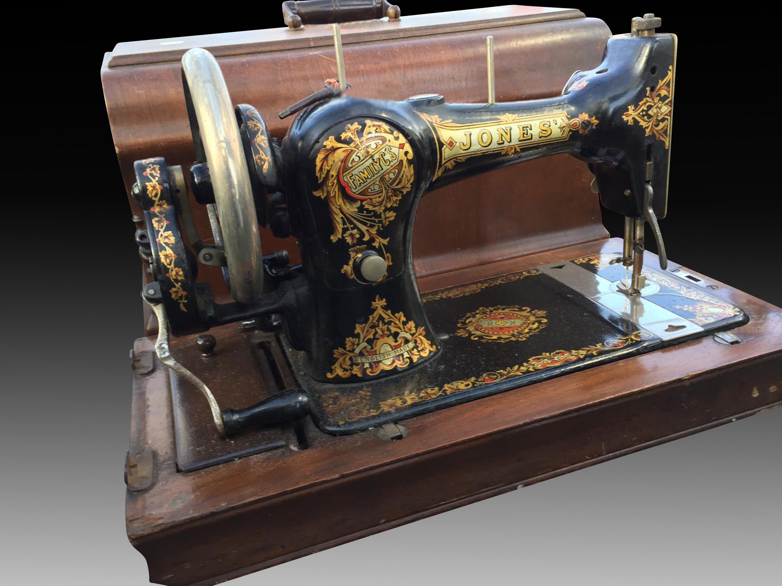 VINTAGE ANTIQUE SINGER SEWING MACHINE ヴィンテージ