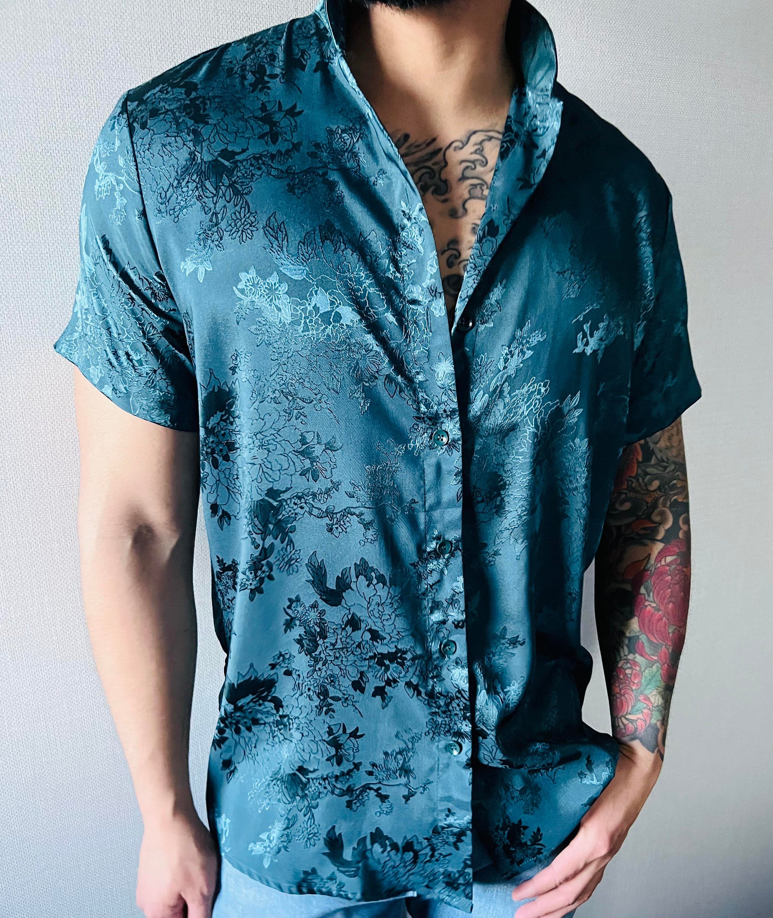 Exotic Flower Shirt S/S Style: 30-220033US - LINDBERGH