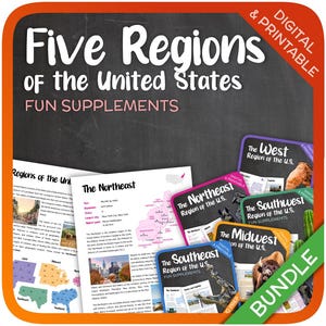 Five Regions of the United States (Bundle)