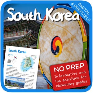 South Korea (Fun stuff for elementary grades)