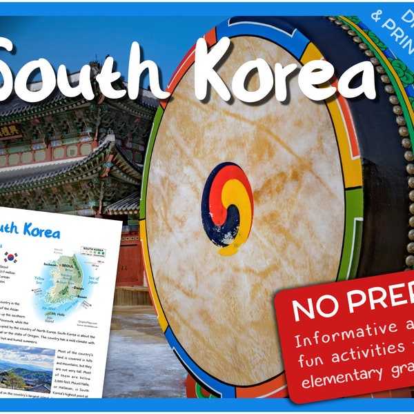 South Korea (Fun stuff for elementary grades)