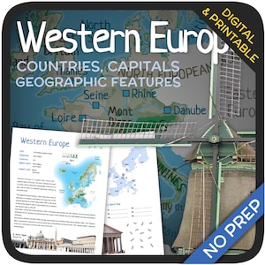 Geographie Westeuropas