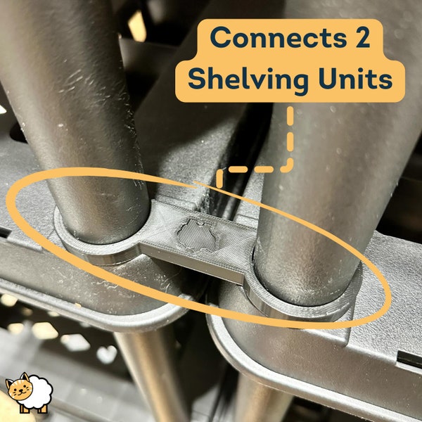 Shelf Connectors for Greenmade 5-Tier Utility Rack and Other Plastic Shelving Units, Garage Storage Shelves, Storage Racks Storage Solutions