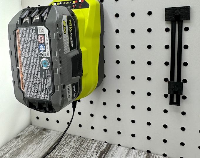 Double Racks for Ryobi 4v USB Tools, Pegboard, Wall Mount, or Link ...