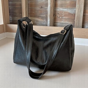 Grand sac de transport, Sac fourre-tout en cuir, Grand sac à bandoulière, Sac à main pour femme, Sac à main pour femme, Sac à main fourre-tout pour trajets quotidiens