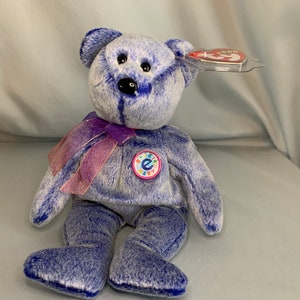 Beanie Baby Bears- Periwinkle. Bear Beanie baby, Blue bear beanie baby