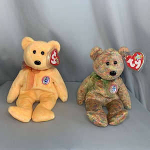 Beanie Baby Bears- Sunny, Speckles