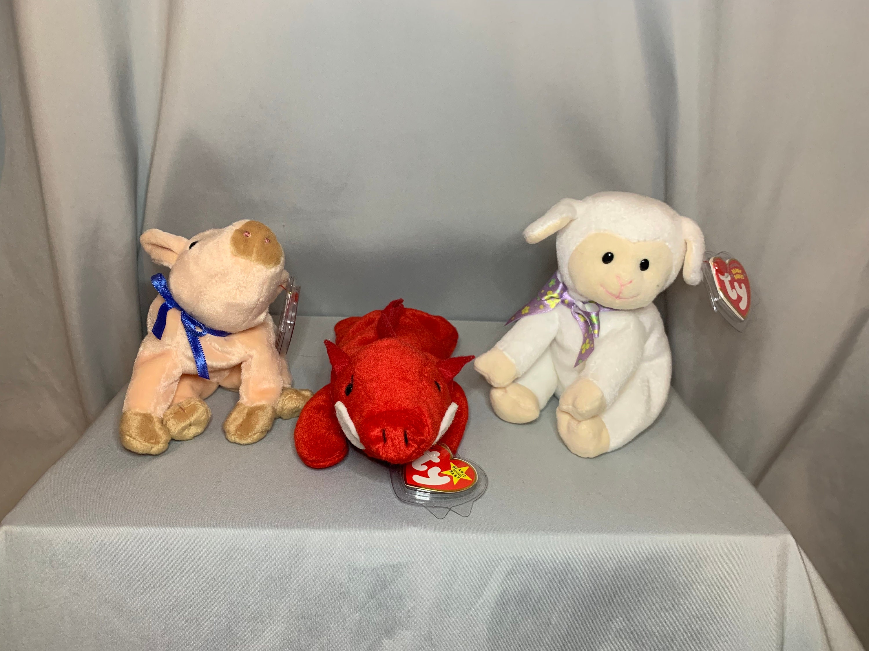 Beanie Babies Grunt Knuckles Schafsfell Etsy