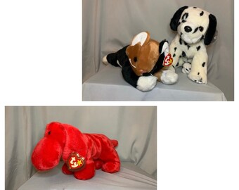 Beanie Buddies- Rover, Dotty, Chip