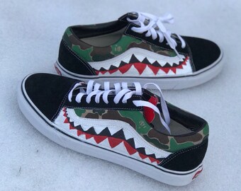 bape vans etsy