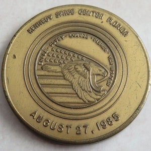 Kennedy Space Center 1985 New Era of Exploration Commemorative Token (X11)