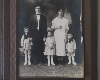 Antique Cabinet Card Wedding Photo Early 1900s Photography Portrait Studio