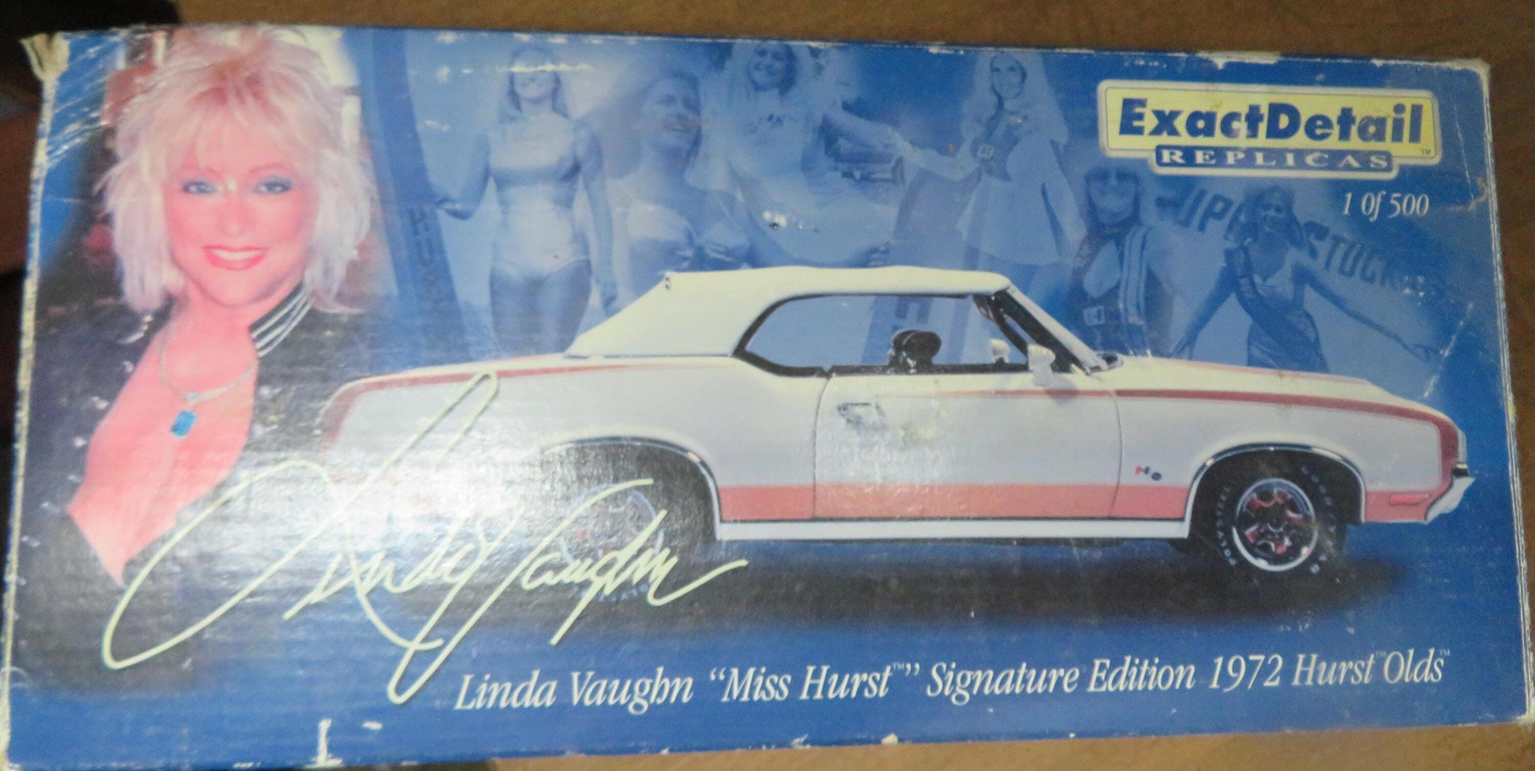 Linda Vaughn Miss Hurst 1972 Hurst Olds Oldsmobile Autographed W/coa 1: ...