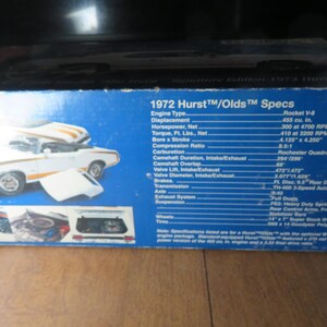 Linda Vaughn Miss Hurst 1972 Hurst Olds Oldsmobile Autographed W/coa 1: ...